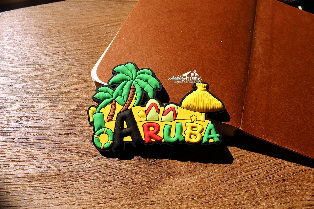 Туристический сувенир ARUBA из Карибского моря 3D резиновая модель идея