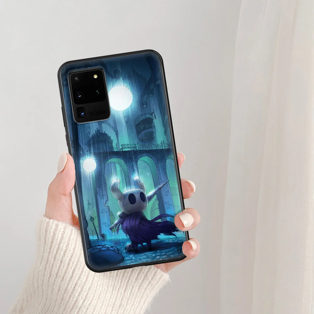 

Hollow Knight Phone Case For Samsung Galaxy Note S 8 9 10 20 Plus E Lite Uitra black Hoesjes Trend Coque Pretty Bumper Silicone