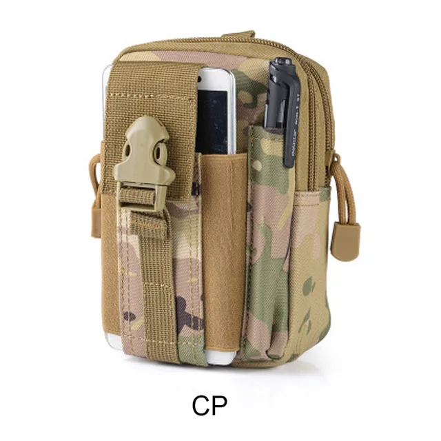 Тактический телефонный чехол, MOLLE армейская сумка, сумка На открытом воздухе, Военный Ранец наружные сумки, чехол для телефона с карманом для Iphone 7, Охотничьи сумки - Цвет: CP