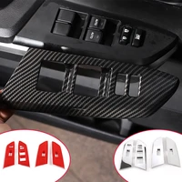 car styling car door glass window moulding trim for toyota tundra 14 20 abs car window lift switch buttons frame cover stickers