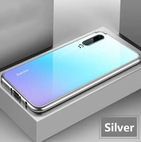 2 в 1 Гибридный чехол для huawei P30 P30Pro чехол металлический бампер противоударный Закаленное стекло Жесткий Чехол для huawei P20 P20Pro P30 оболочка