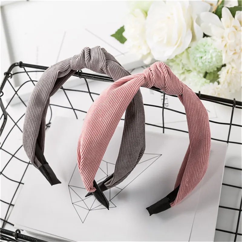 Новые милые высококачественные женские обручи для девочек модные широкие Топ