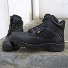 Мужские военные тактические ботинки Delta, водонепроницаемая Нескользящая уличная дорожная обувь, черные кроссовки для мужчин, походная обувь