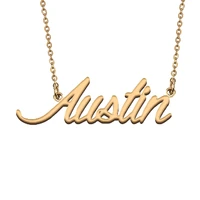 austin custom name necklace customized pendant choker personalized jewelry gift for women girls friend christmas present