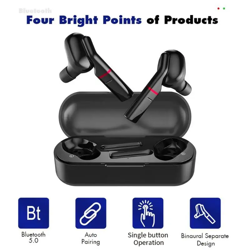 Ottwn VV1 TWS Беспроводная Bluetooth 5 0 гарнитура сенсорные наушники ушные крючки с