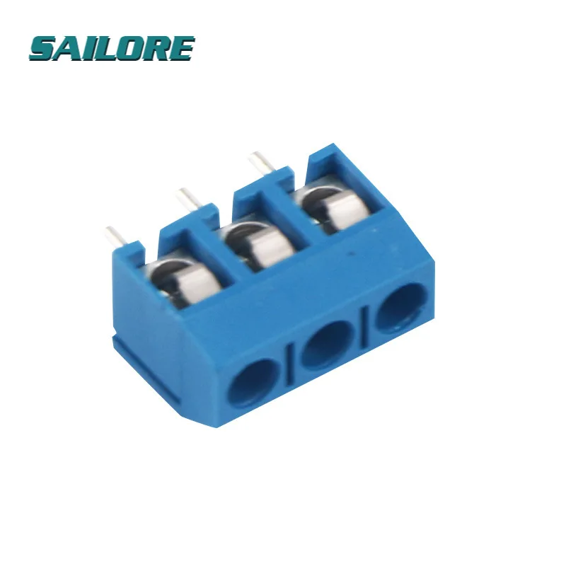 

10 шт., диаметром 5,08 мм, 3-контактный разъем для винтовой клеммы