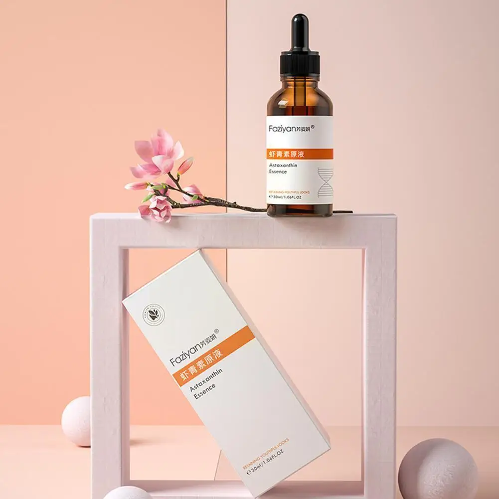 

30ml Astaxanthin Essence Lifting Firming Face Serum Aging Improving Soothing Anti Wrinkle Care Skin Reduce Dullness Moistur S6Z9