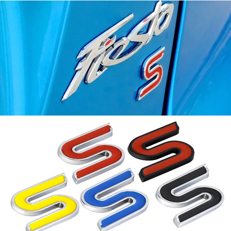 Эмблема из сплава для Ford Fiesta S Shelby Mustang V6 Taurus Escort Стильные наклейки на задний
