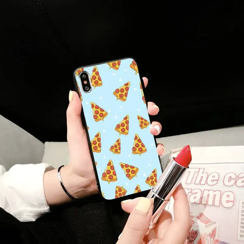 Чехол для телефона в скандинавском стиле с изображением пиццы Iphone 11 Pro Max Xr Xs 6S 8 7
