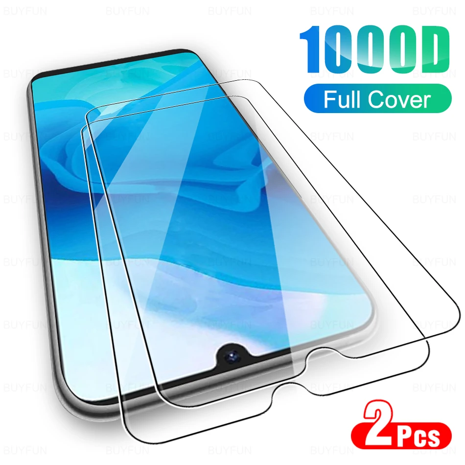 

2Pcs Full Cover Protective Glass For Itel Vision 1 Tempered Glas For Vision1 Pro Plus A48 1Pro 1Plus Phone Screen Protector Film