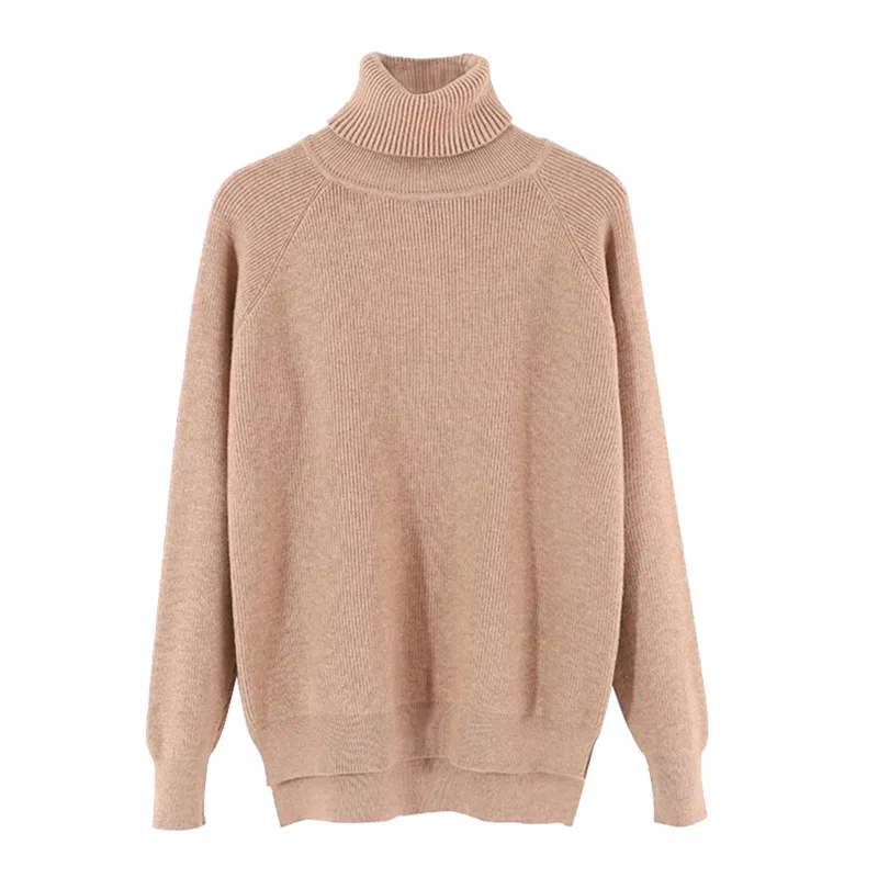 

2020 winter new all-match slim high neck sweater women's tight-fitting long-sleeved western-style bottoming sweater top