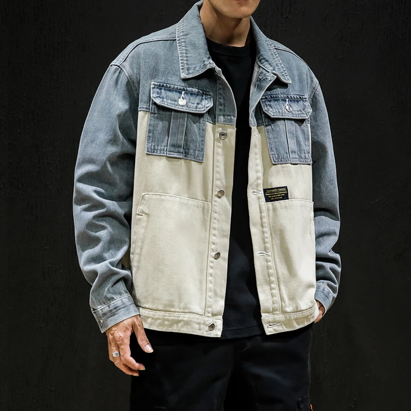 FUGOISM новый дизайн пэчворк спортивные куртки хип хоп куртка Мужские 2019 передние