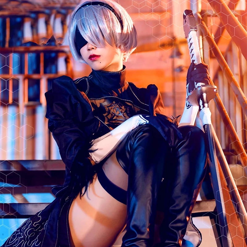 Женский карнавальный костюм Nier Automata пикантный для игры в Хэллоуин девочек