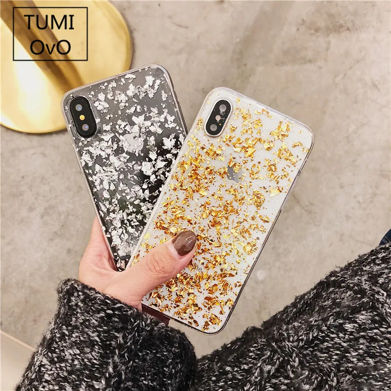 Роскошный 3D Блестящий Мягкий чехол для iPhone X 10 из ТПУ с блестящими золотыми