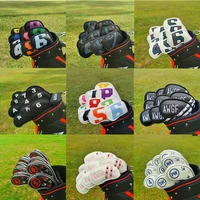 color digital golf iron head cover iron head cover wedge cover beautifully embroidered iron cover