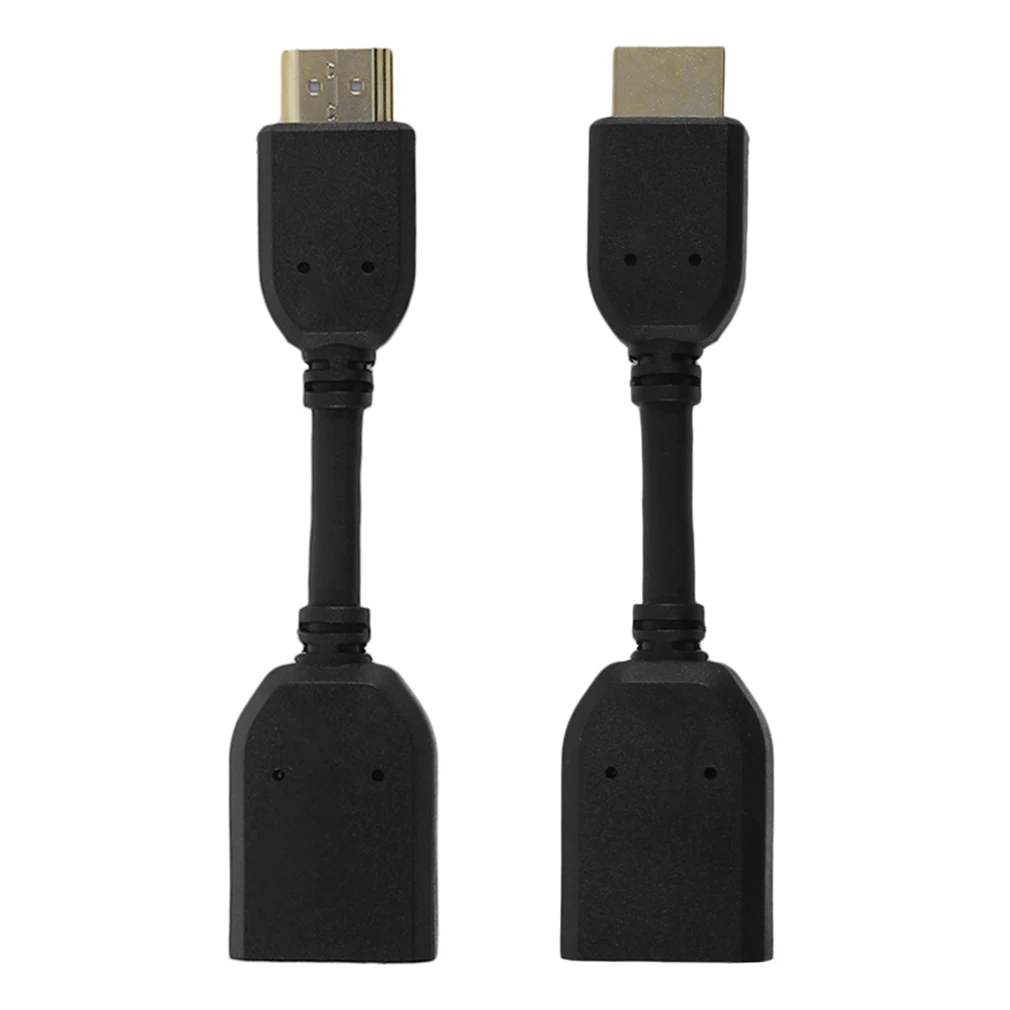 360 градусов регулируемый вращающийся HDMI адаптер Папа-мама конвертер аудио плеер