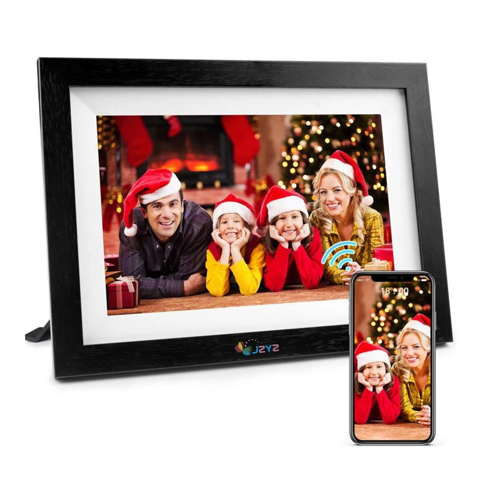 

10.1" HD Digital Photo Frame Frameo Android App 16GB Touch Control Picture Vedio Mult-Media Player MP3 MP4 Alarm Clock