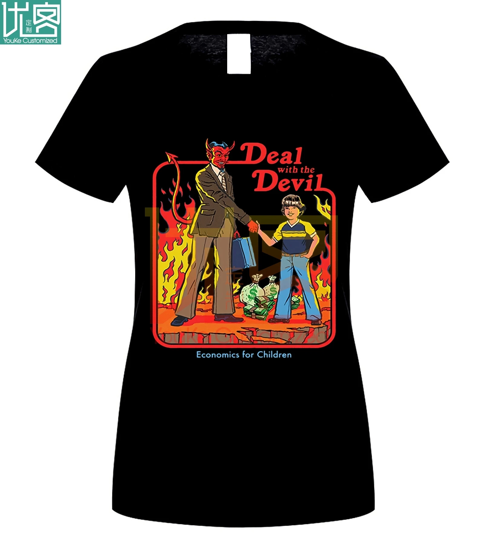 Мужская футболка бренда Deal With The Devil Economy 2019 | одежда