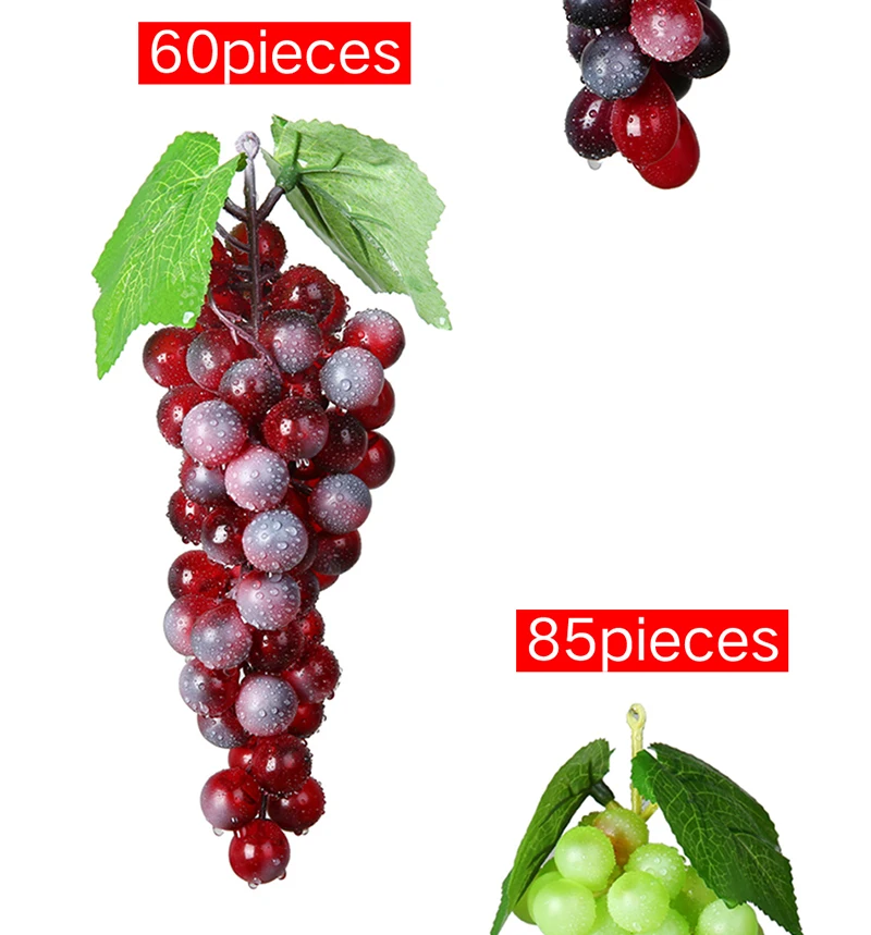 CHENCHENG искусственные фрукты, 1 шт., искусственный виноград, сделай сам, пластиковые искусственные фрукты, Рождество, украшение для дома, свадьбы, имитация фруктов