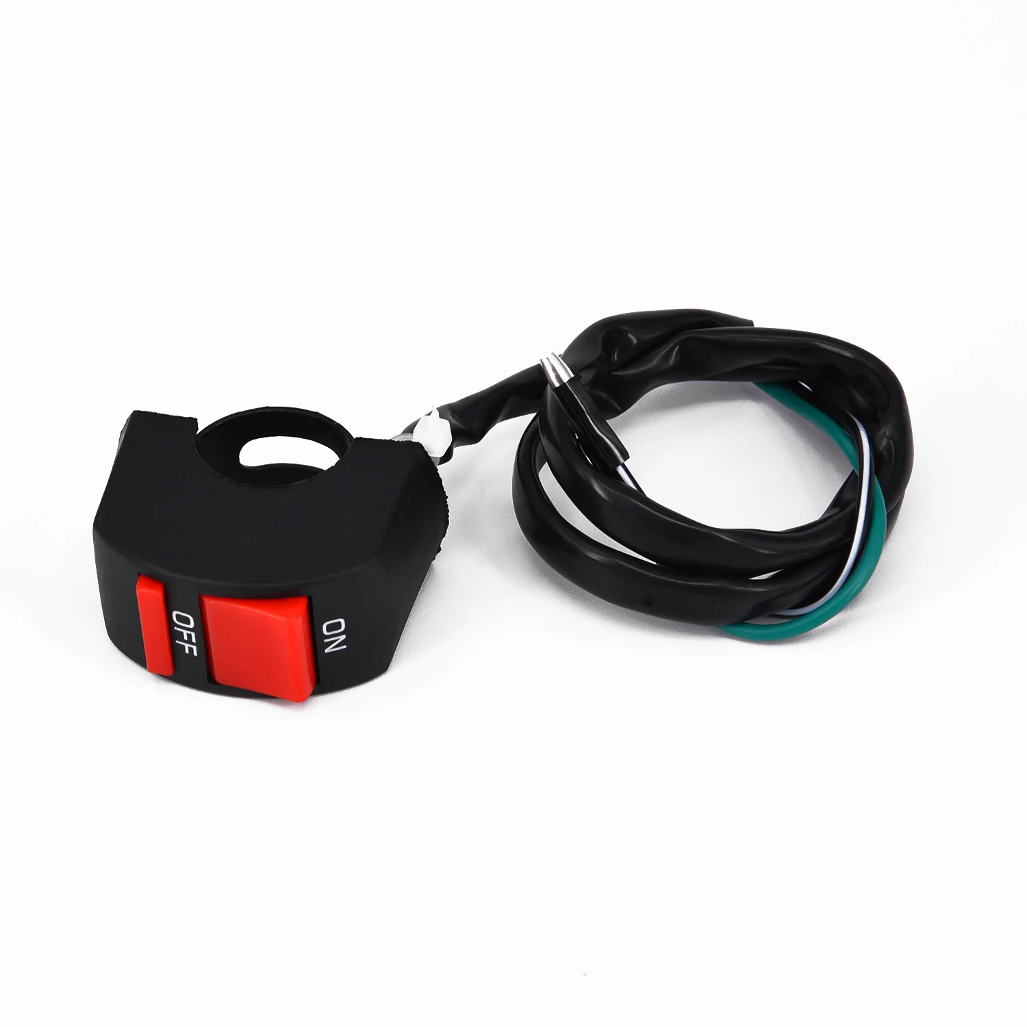 

1pc Switch Light Bike Motorcycle Mount Switch with ON/OFF Button Universal