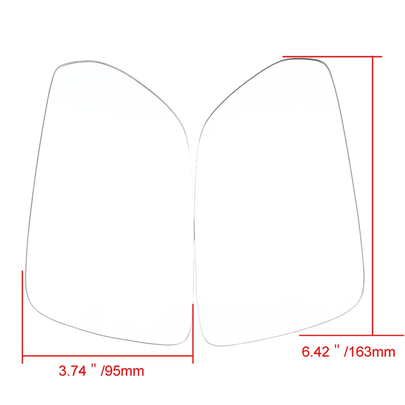 Белое Автомобильное зеркало заднего вида POSSBAY боковое стекло с подогревом для VW