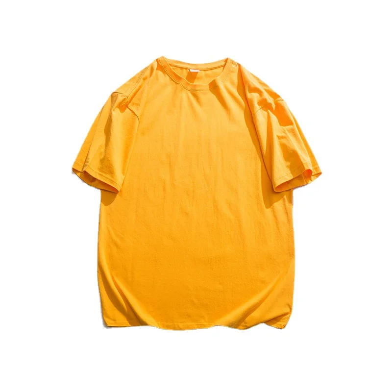

solid color o neck men casual t shirt