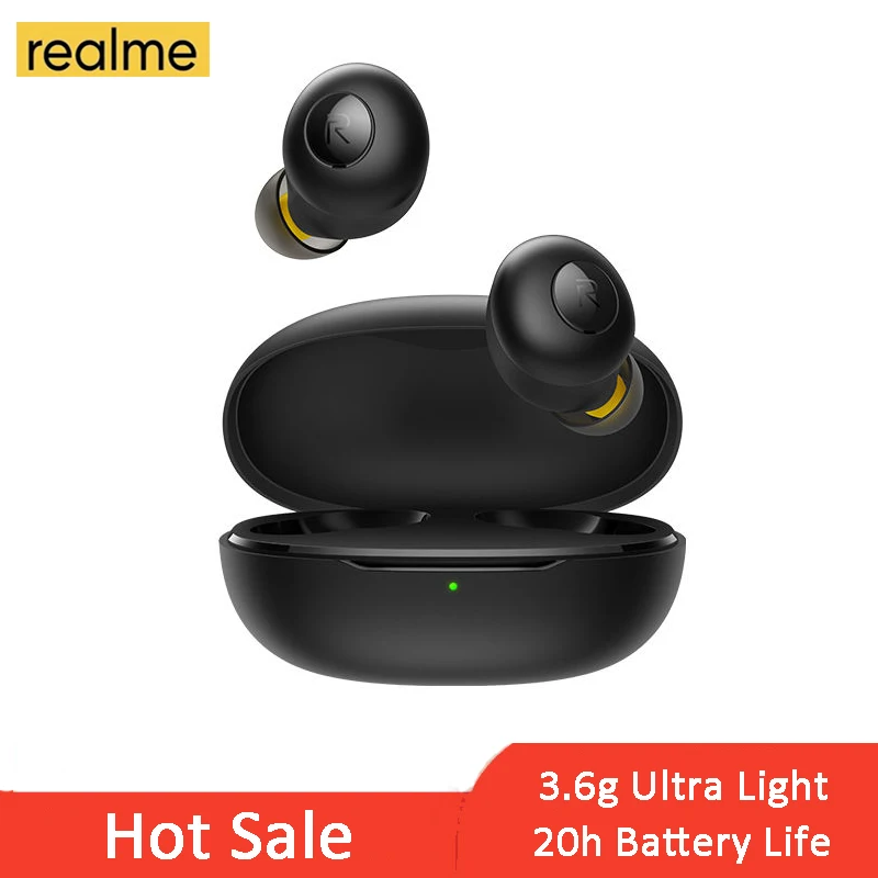 

Realme Earphones BudsQ TWS Ture Wireless Bluetooth 400mA Battery Charger Box Bluetooth5.0 For Realme X2 Pro X50 Pro 6 6i