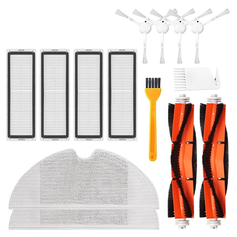 

14PCS Hepa Filter Main Brush Mop Cloth Replacement Kits For Xiaomi Mijia 1C 2C / STYTJ01ZHM Robot Vacuum Cleaner Parts