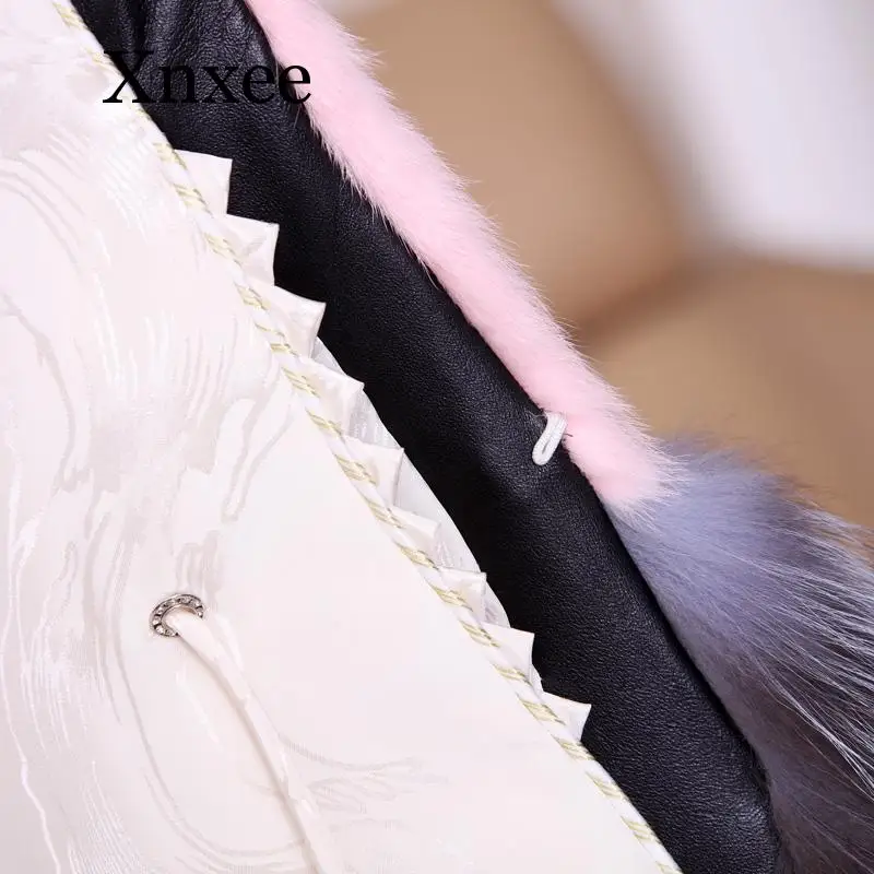 Новинка жилет из меха норки женский искусственного лисьего длинное зимнее