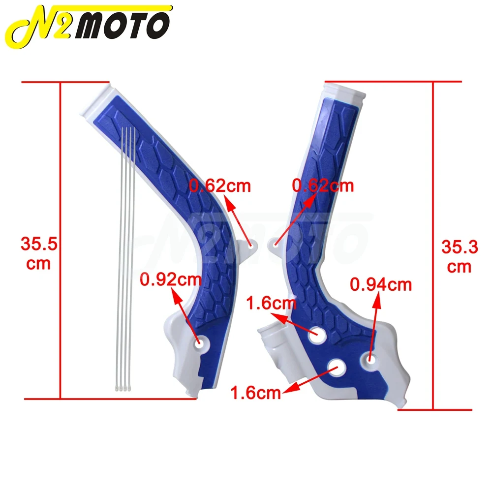 4 цвета мотокросса защита рамы Frameguards для SXF 250 350 450 SX 125 EXC F 300 ТПИ| |