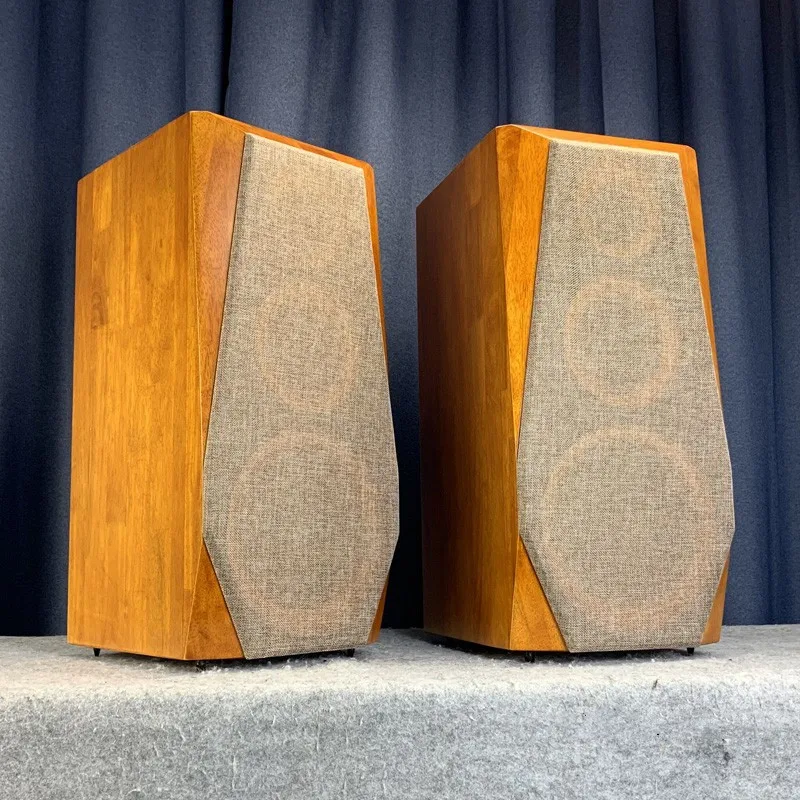 

L-197 HiFi Empty Speakers Cabinet 6.5 Inch 8 Inch Solid Wood Imported Birch Plywood Bookshelf Three-way Bevel Speaker Box