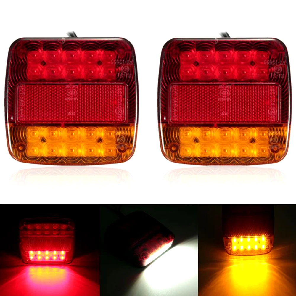 Светодиодный задний светильник индикатор поворота трейлер Грузовик Караван