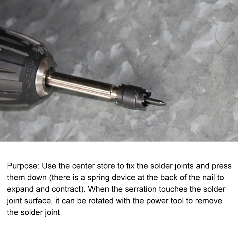 

Special Tip Design Provides Precision 9 Piece of Hexagonal Shank Repair Point Drill Electric Tool Set 7XEA