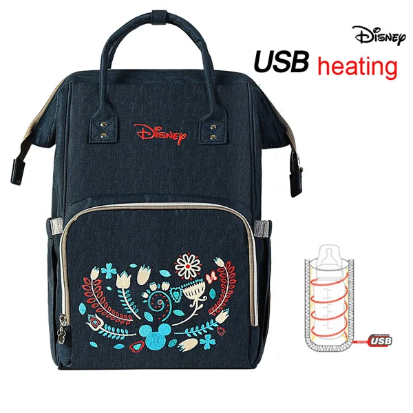 B140 Disney Mummy сумка для подгузников для беременных, дорожный рюкзак, Большая вместительная Детская сумка, сумка для детских подгузников, сумка для ухода за ребенком, изоляционные сумки - Цвет: B140