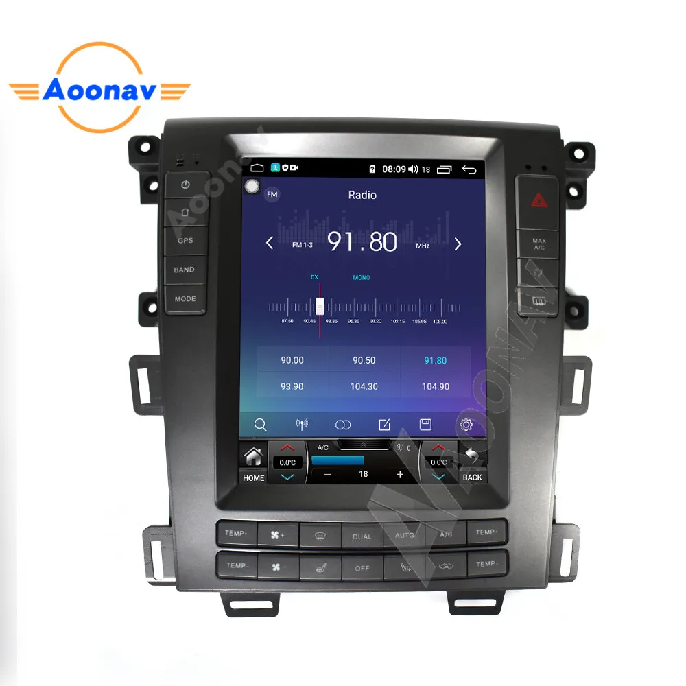 Автомагнитола Tesla для ford edge 2012-2014 мультимедийный проигрыватель на Android типоразмер