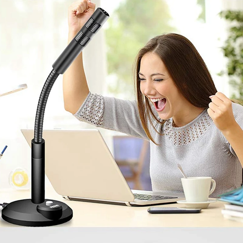 Кнопочный переключатель USB проводной компьютерный микрофон Настольный деловой