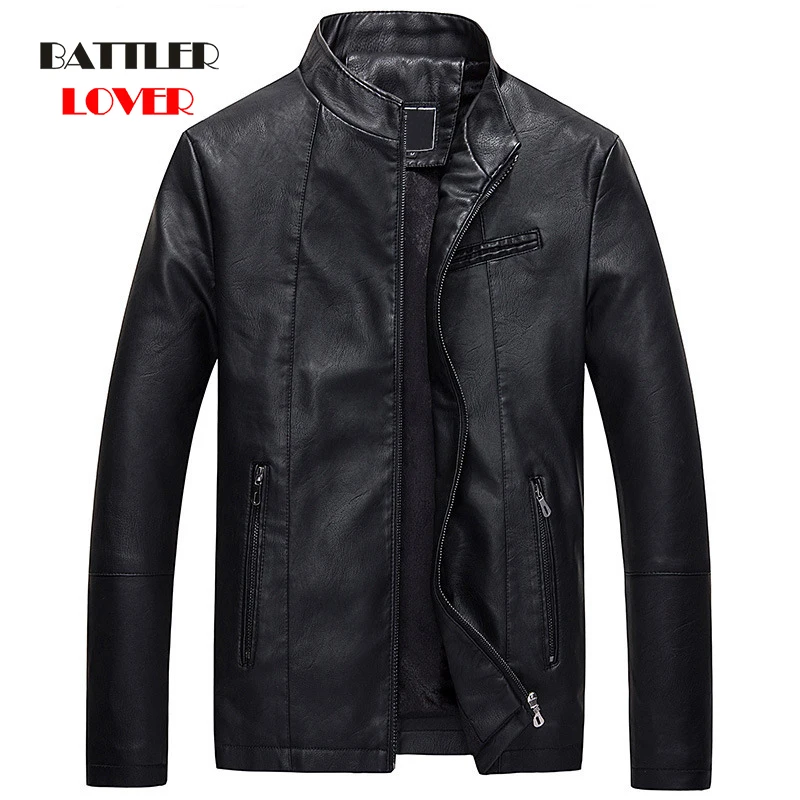 

Steampunk Motorcycle Leather Jacket For Men 2021 Classic Bike Cowboy Jacket Coat Male Plus Velvet Thick Overcoats Brand Clothing