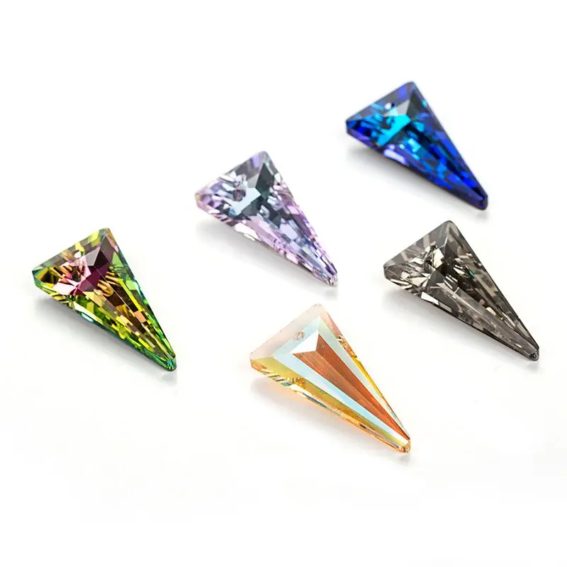 

Граненые подвески с треугольным кристаллом, аксессуары, 2019, ювелирные изделия