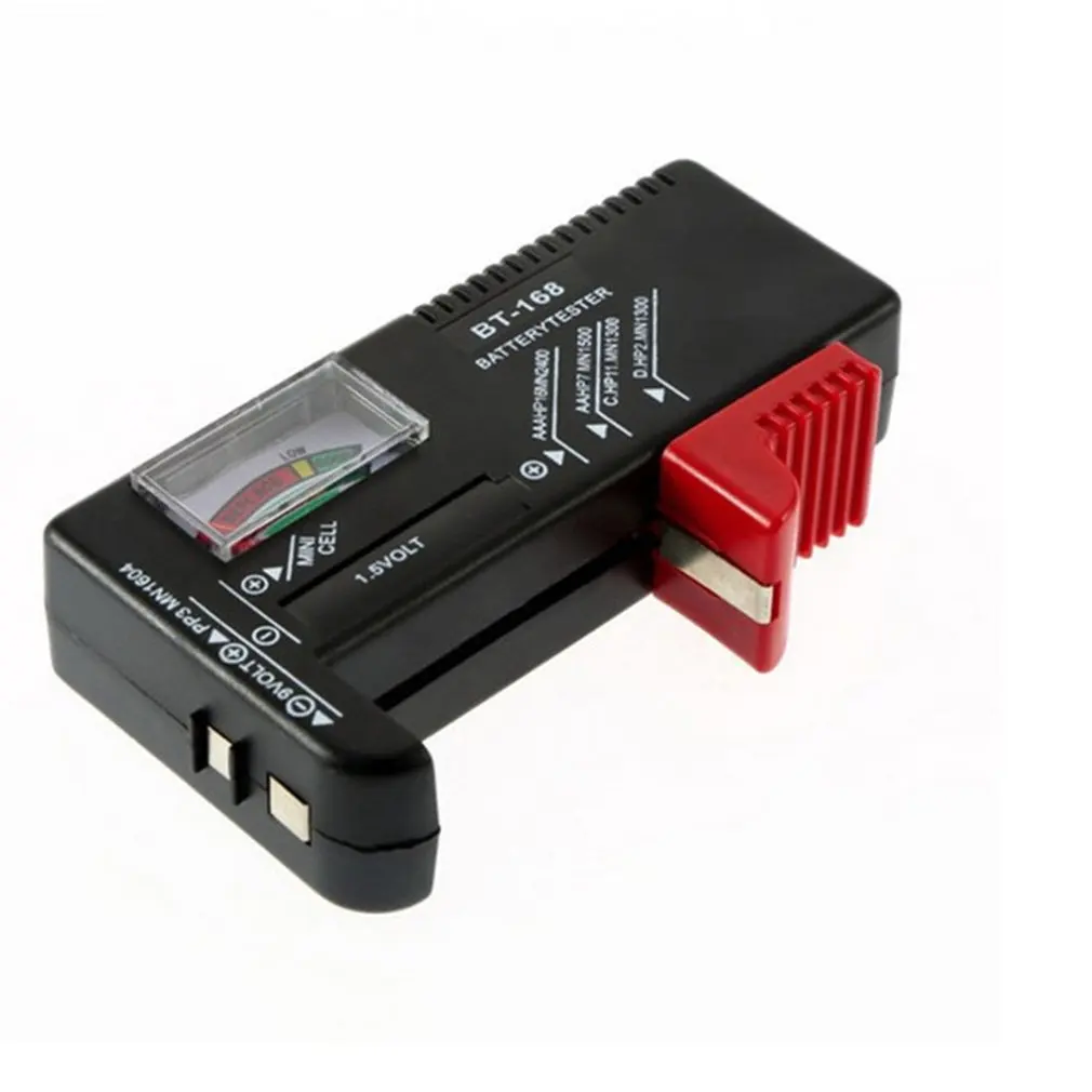 

Digital Battery Capacity Tester Smart Electronic Power Indicator Measure for 9V 1.5V AA AAA Cell C D Batteries