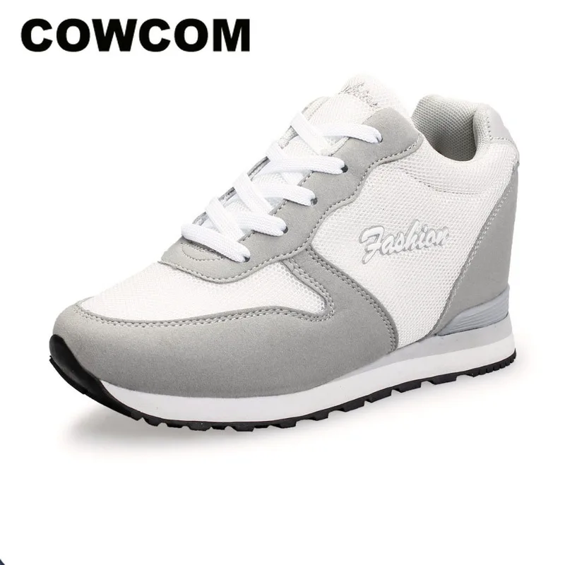 Кроссовки COWCOM на шнуровке воздухопроницаемая обувь для отдыха и путешествий