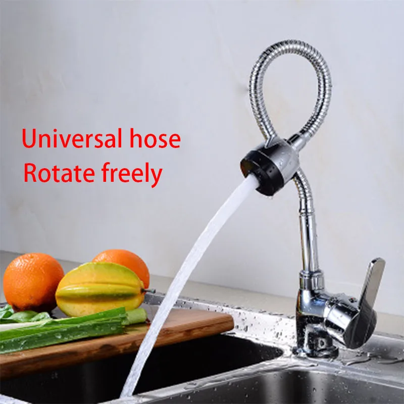 Fashion Chrome-Plated Brass Swan Neck Pull Out Black Flexible Kitchen Faucet Tap | Обустройство дома