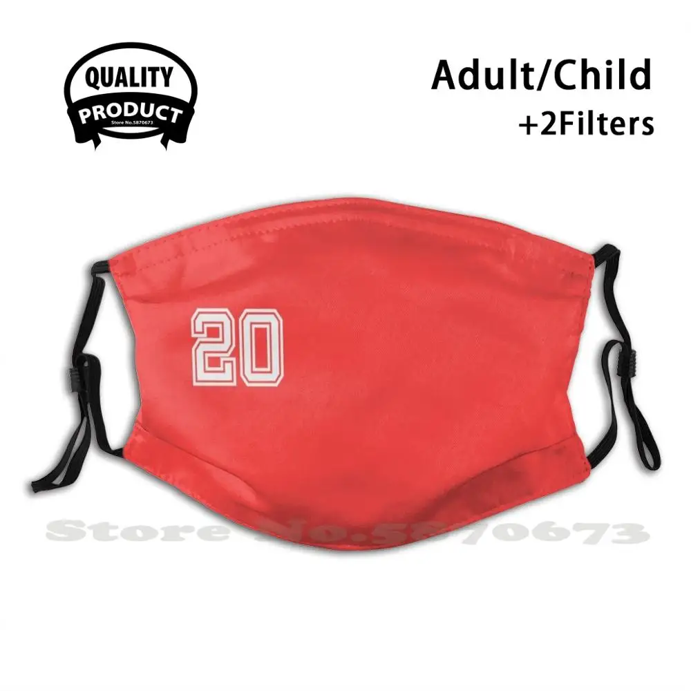 

Маска для лица, многоразовая моющаяся маска для лица с фильтром, номер 20