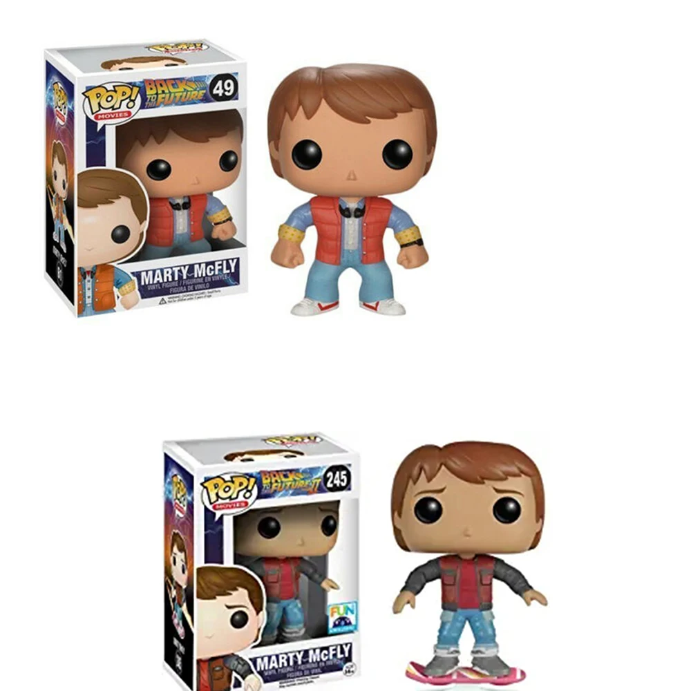 Funko POP BACK TO THE FUTURE 2 MARTY McFLY 245 #49 # фигурка Коллекционная модель игрушка|Игровые