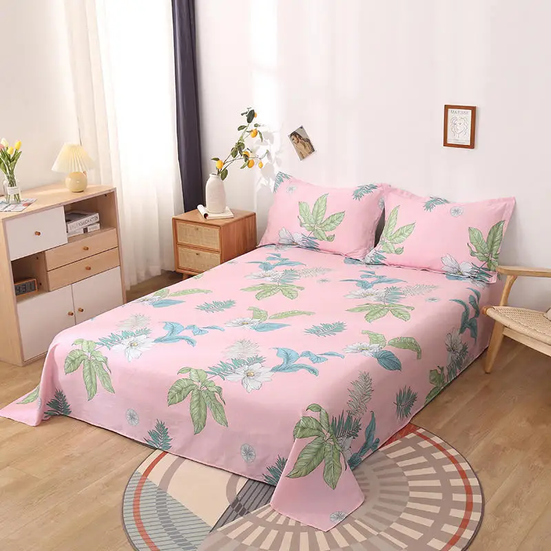 1 шт. плоский лист 100% хлопок Королевский размер цветочный принт для детей и