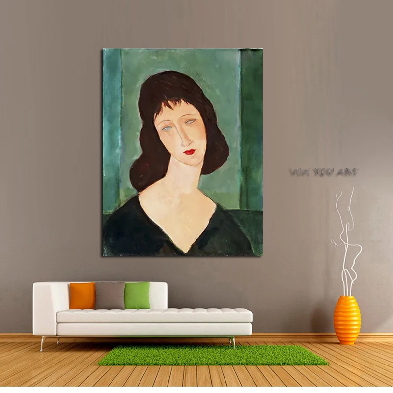 

Handmade Amedeo Modigliani Christina Canvas Paintings On The Wall Art Posters And Portrait of the Woman Art Pictures Home Decor