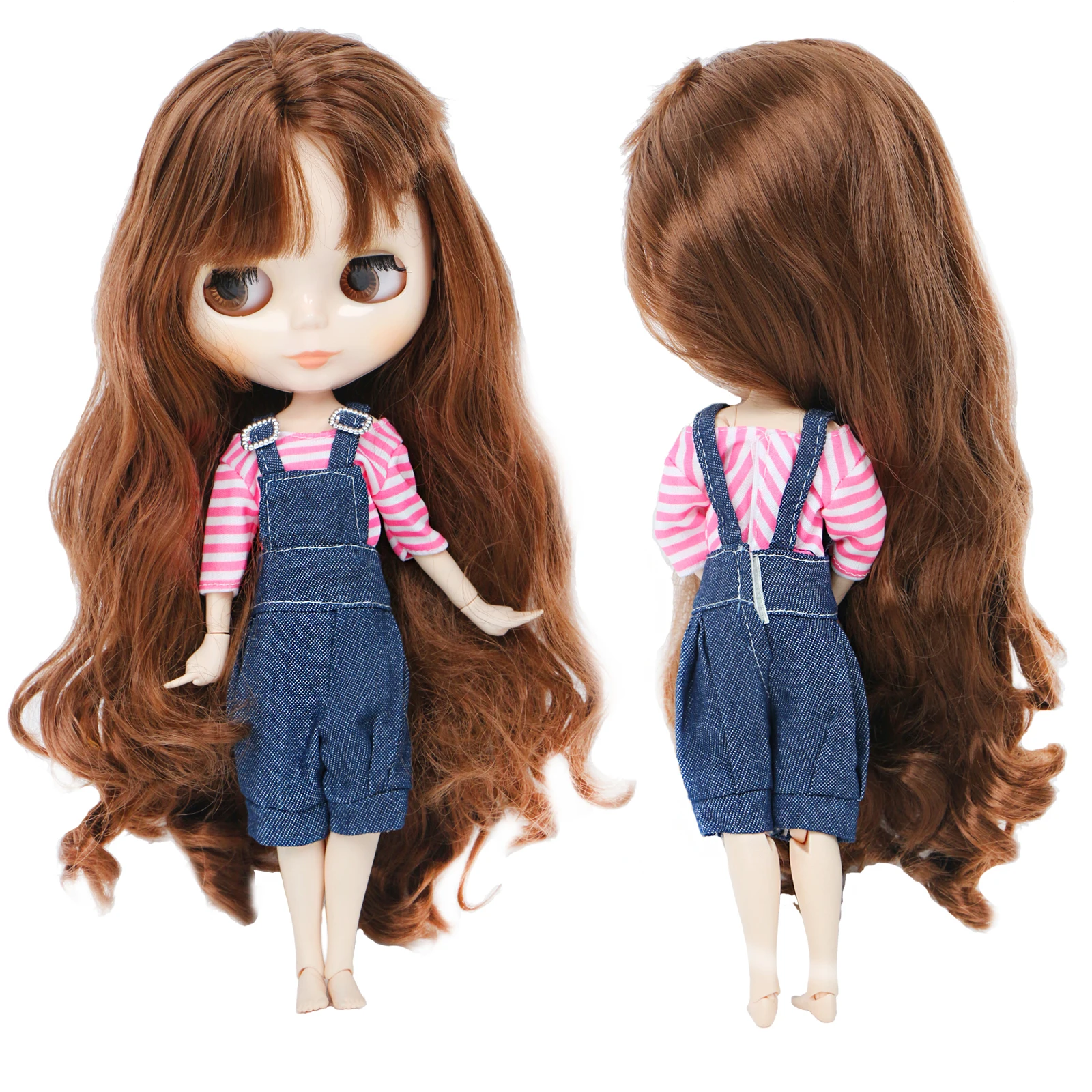 1 комплект милый розовый полосатый топ рубашка и брюки с подтяжками повседневные