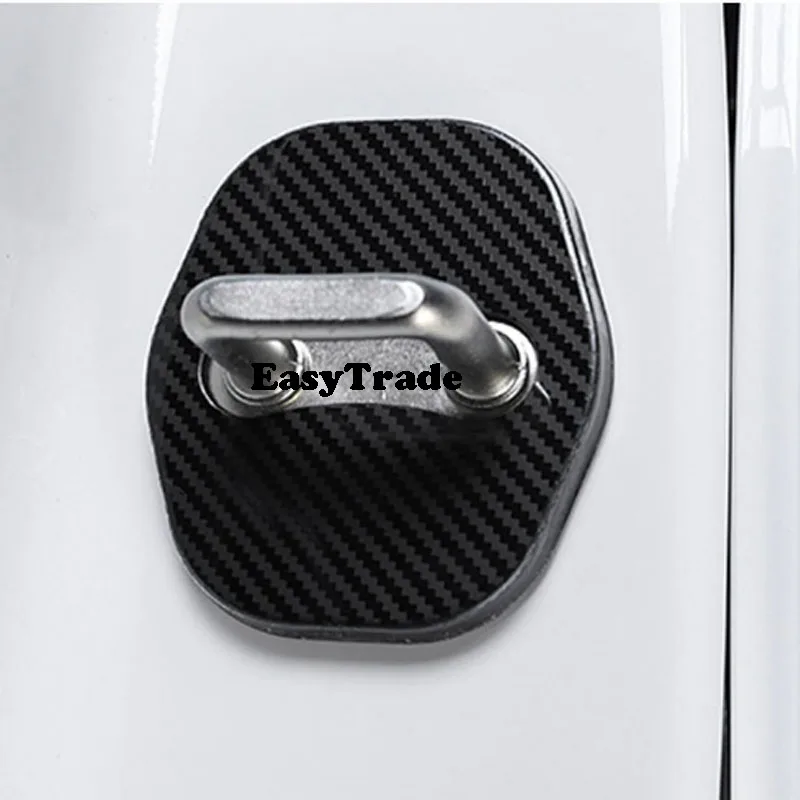 

For Geely Geometry C 2020 2021 Accessories Car Door Lock Protection Cover Auto Door Lock Iron Sheet Case Set Interior Stickers