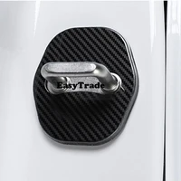 for geely geometry c 2020 2021 accessories car door lock protection cover auto door lock iron sheet case set interior stickers
