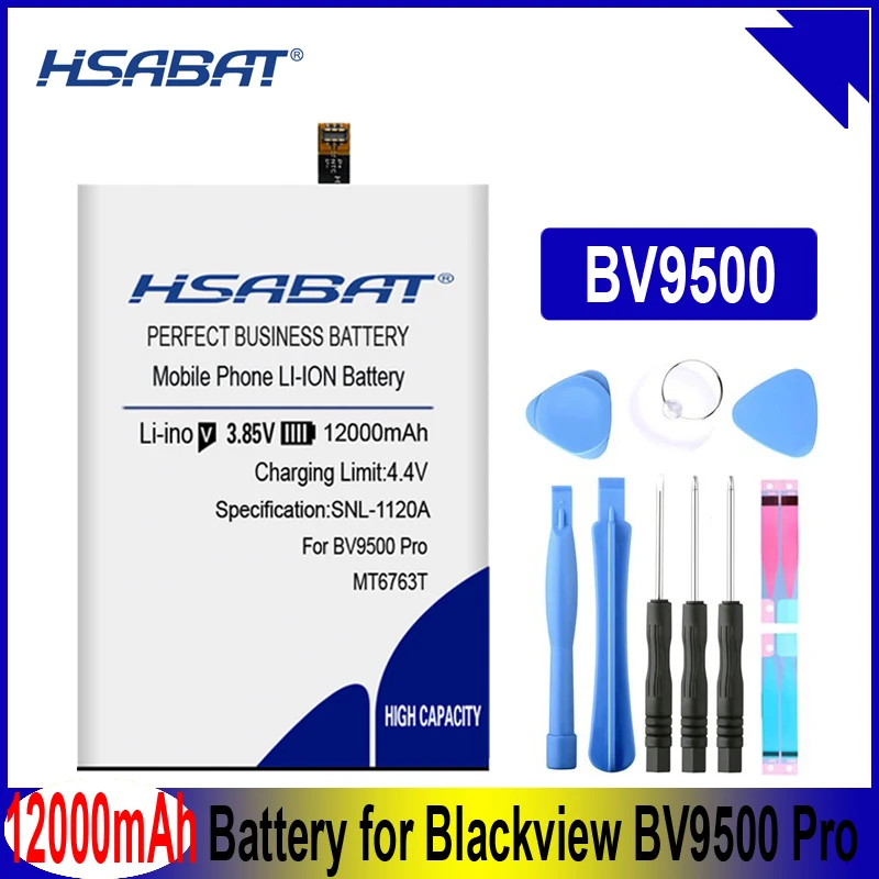 HSABAT 12000 мАч Топ батарея мобильного телефона для Blackview BV6000 BV6000S BV7000 BV8000 BV9000(BV7000 BV8000 BV9000 BV9500 Pro