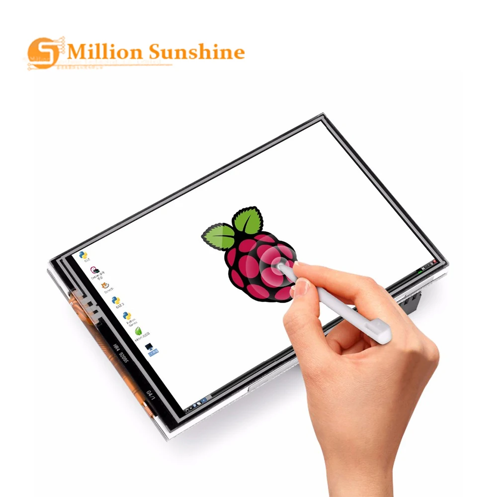 Горячая Распродажа для Raspberry Pi 3 Model B 5 дюймов Пресс Экран Дисплей монитор 480X320 ЖК